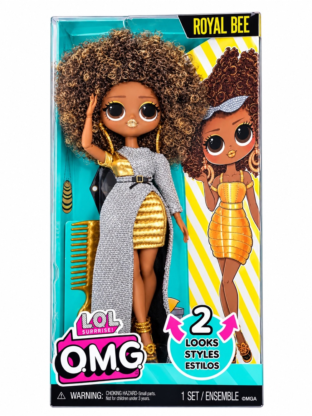 L.O.L. Surprise! Royal Bee Doll - Gold, Brown & Silver